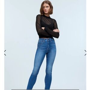 Madewell High Rise Skinny Jean Gracey Wash